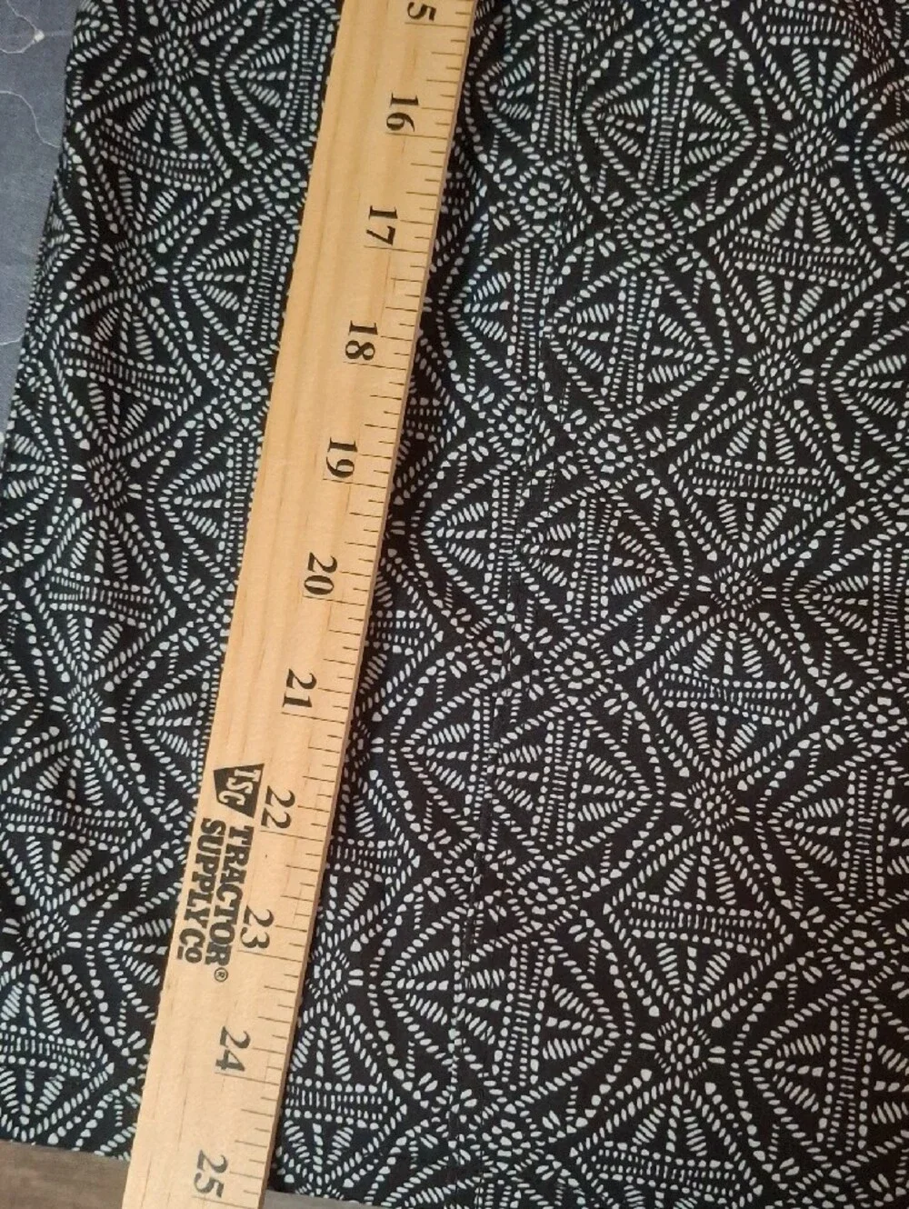 Black and White Geometric Pencil Skirt Size X Small